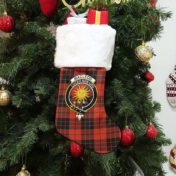 MacLeod of Raasay Ancient Clan Badge Tartan Christmas Stocking