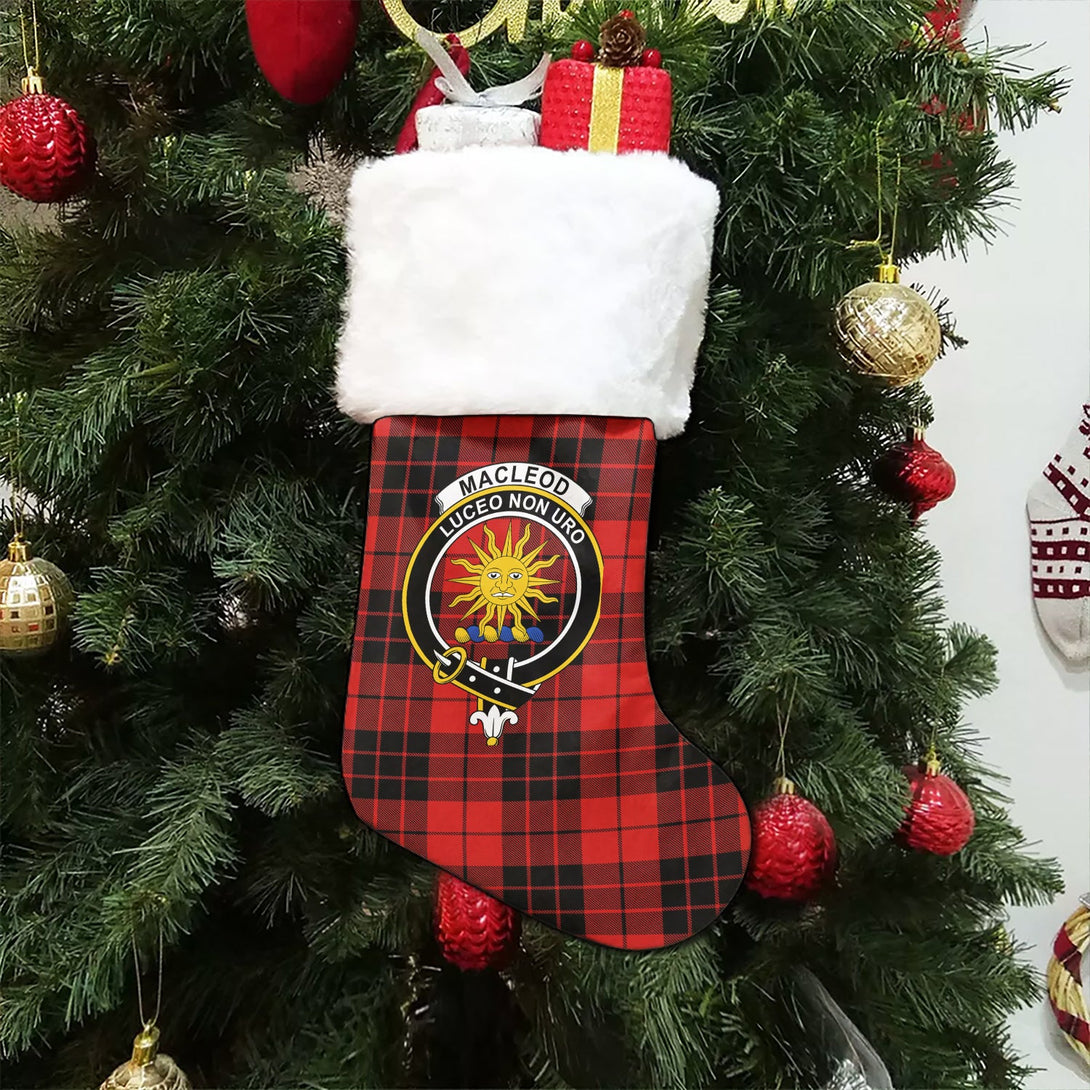 MacLeod of Raasay Modern Clan Badge Tartan Christmas Stocking