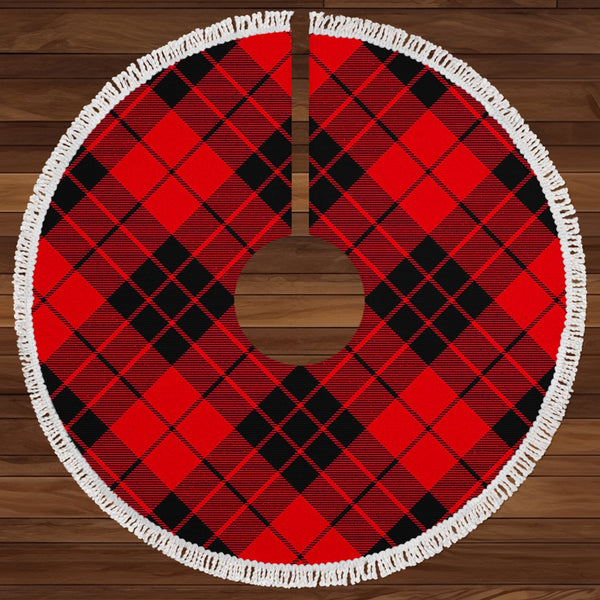 MacLeod of Raasay Modern Clan Badge Tartan Christmas Tree Skirt