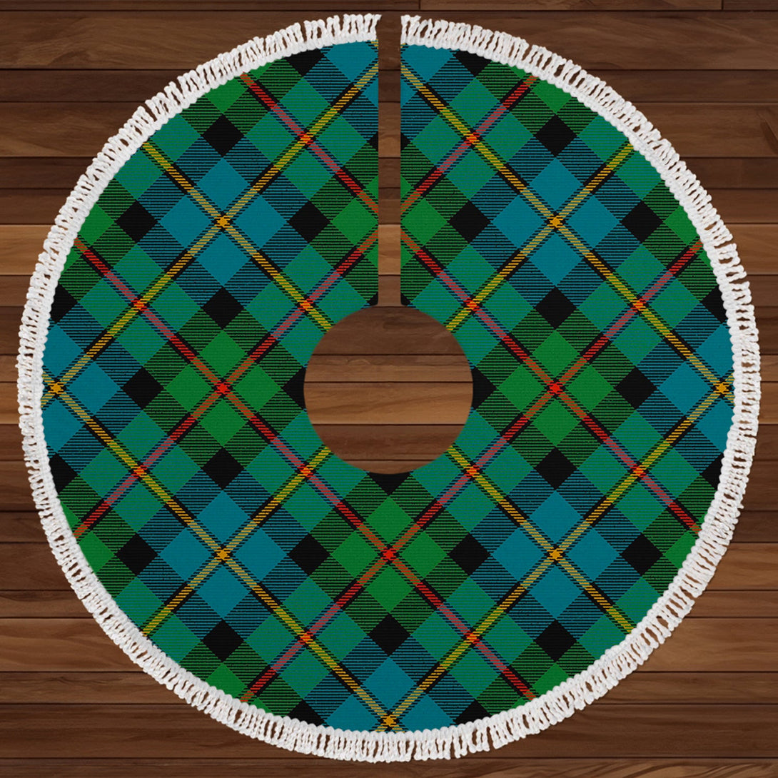 MacLeod of Skeabost Ancient Clan Badge Tartan Christmas Tree Skirt