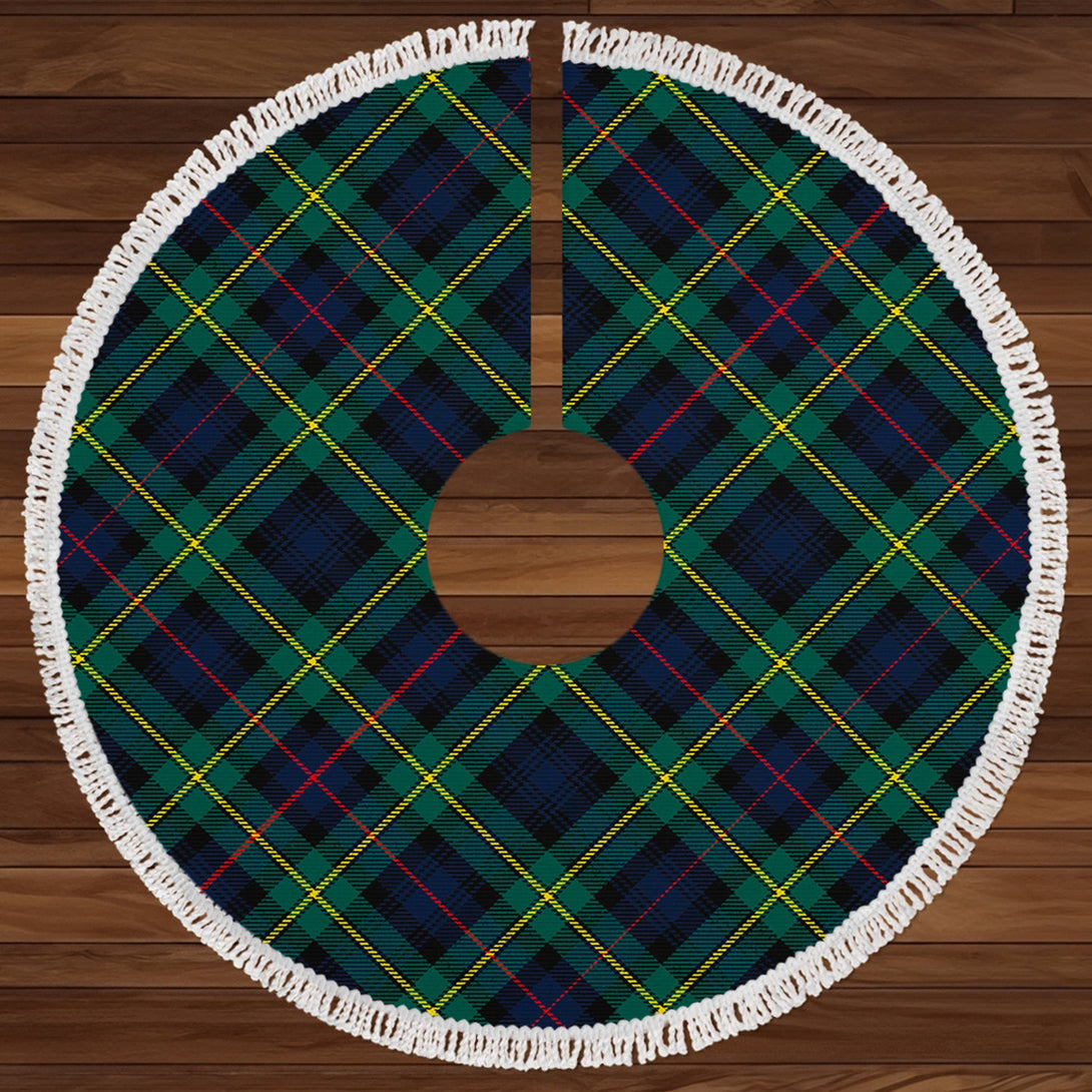 MacLeod of Skye Modern Clan Badge Tartan Christmas Tree Skirt