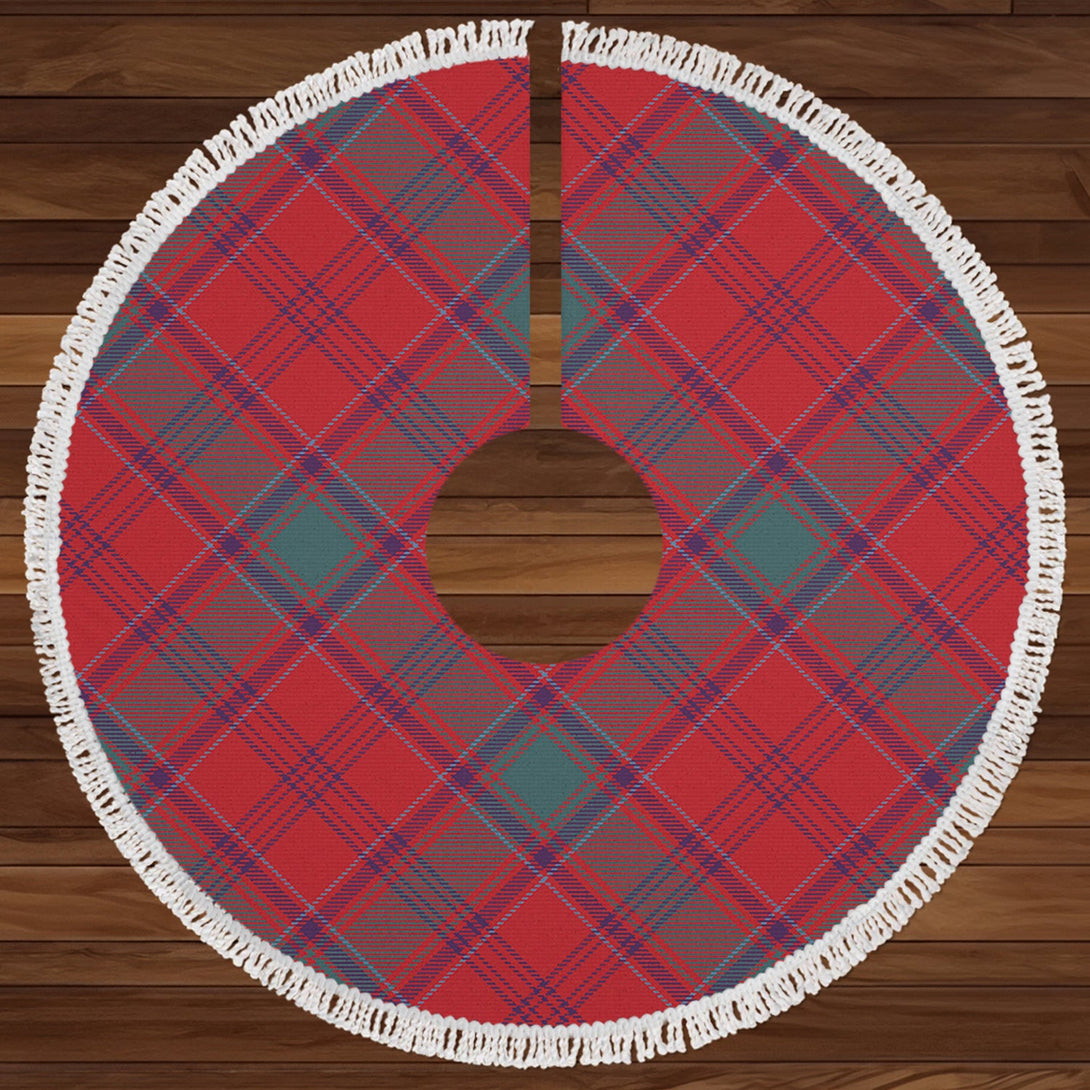 MacLintock Weathered Clan Badge Tartan Christmas Tree Skirt