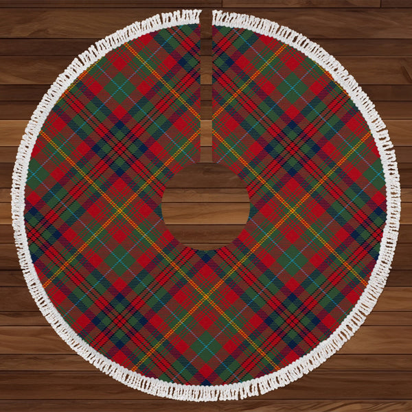 MacMaster Canada Modern Tartan Christmas Tree Skirt