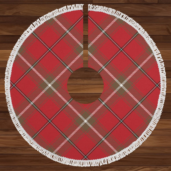 MacMaster USA1 Weathered Tartan Christmas Tree Skirt