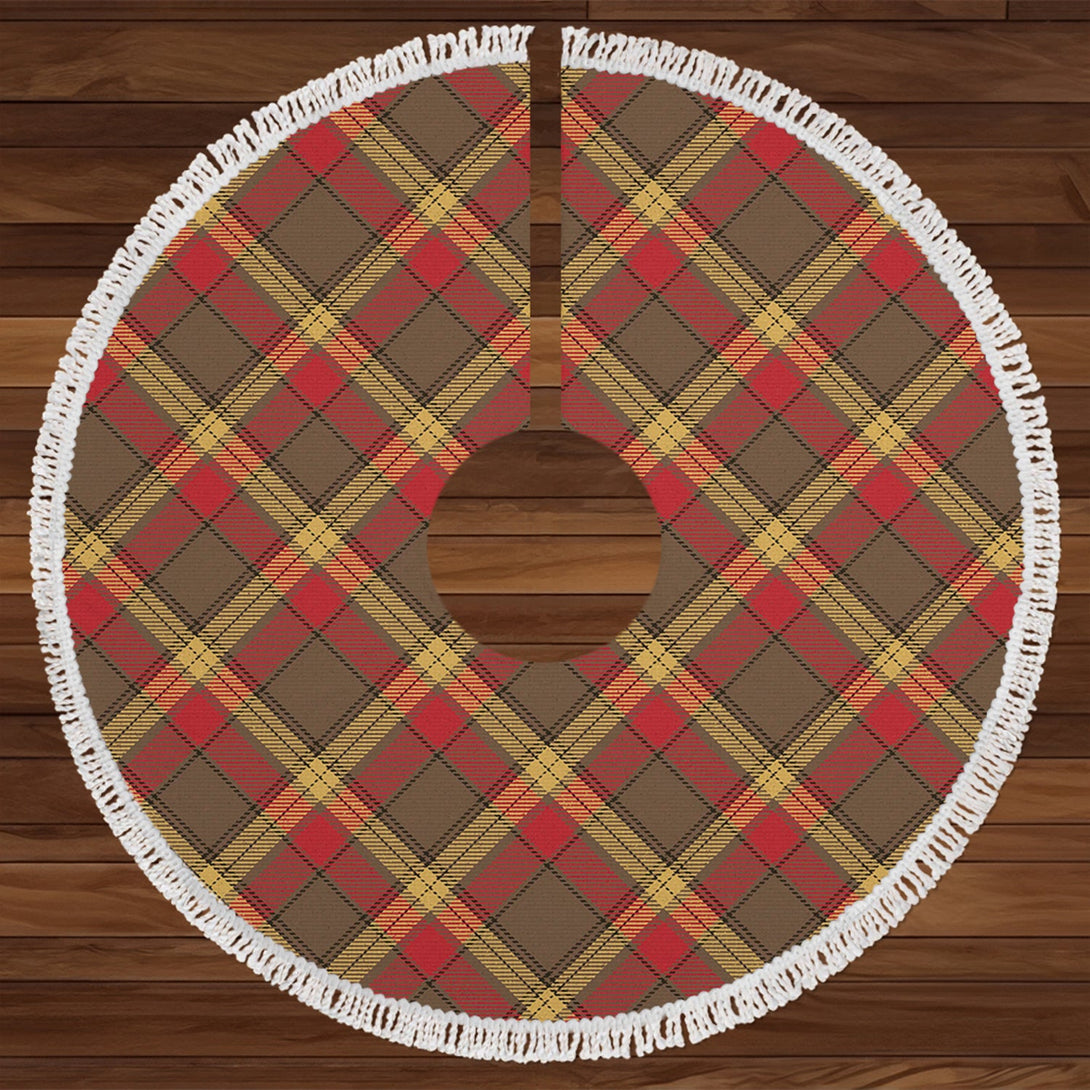 MacMillan Ancient (Clans Originaux) Weathered Tartan Christmas Tree Skirt