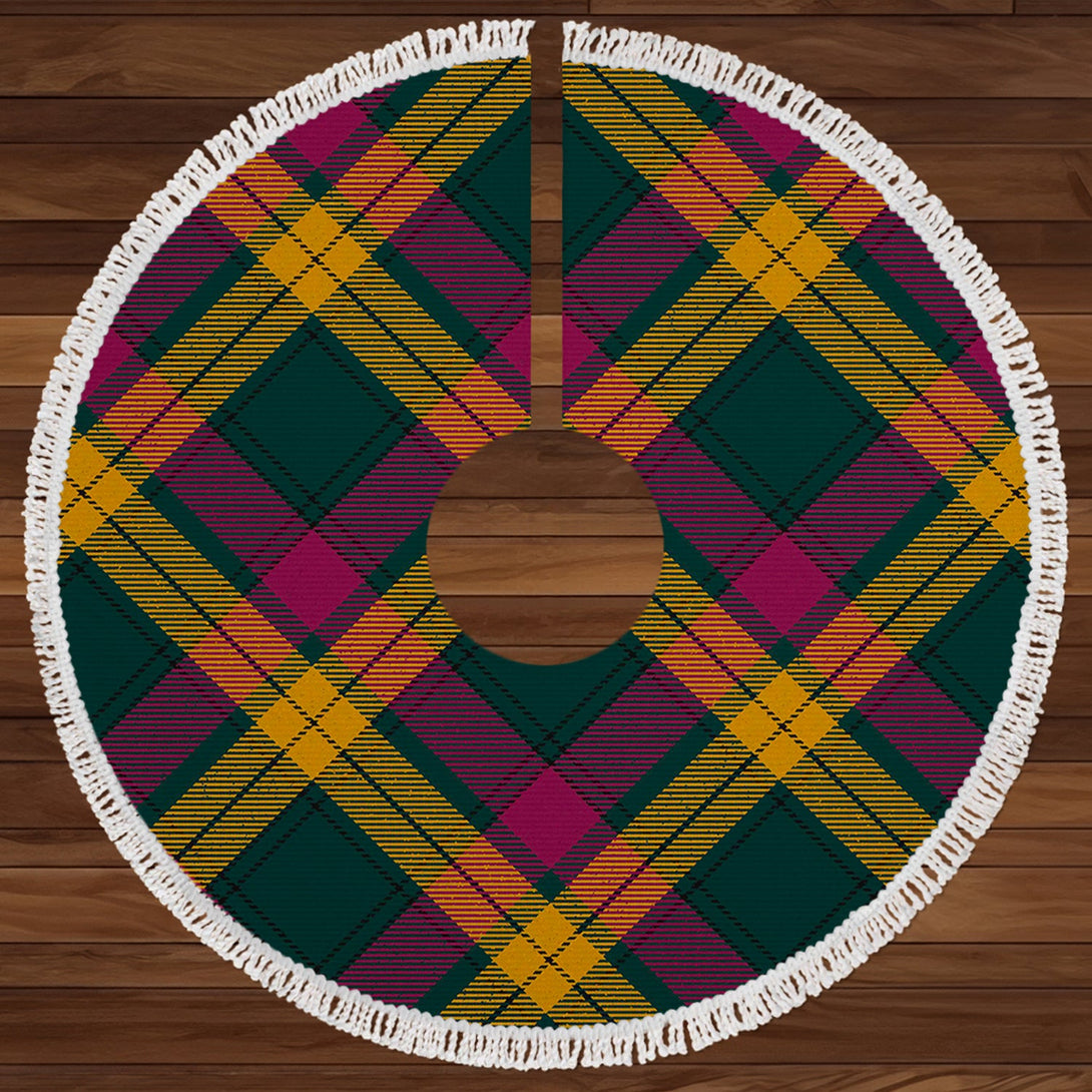 MacMillan Modern Clan Badge Tartan Christmas Tree Skirt