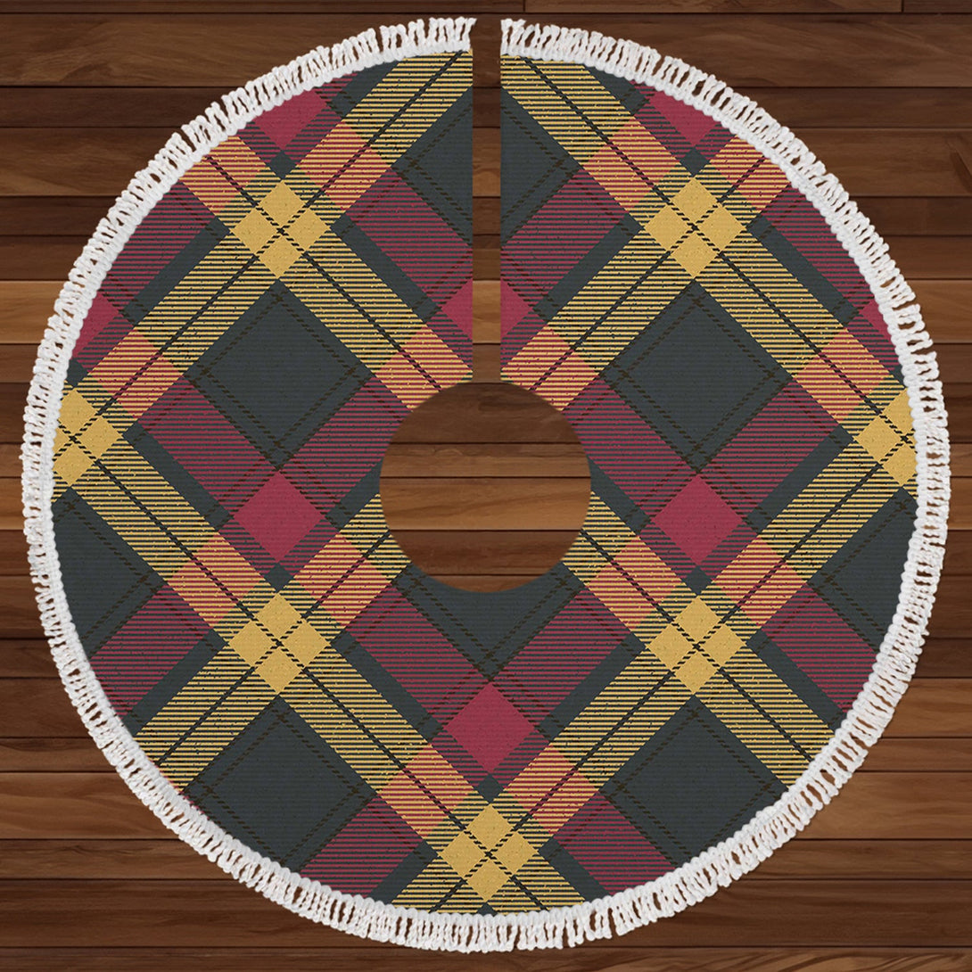 MacMillan Weathered Clan Badge Tartan Christmas Tree Skirt