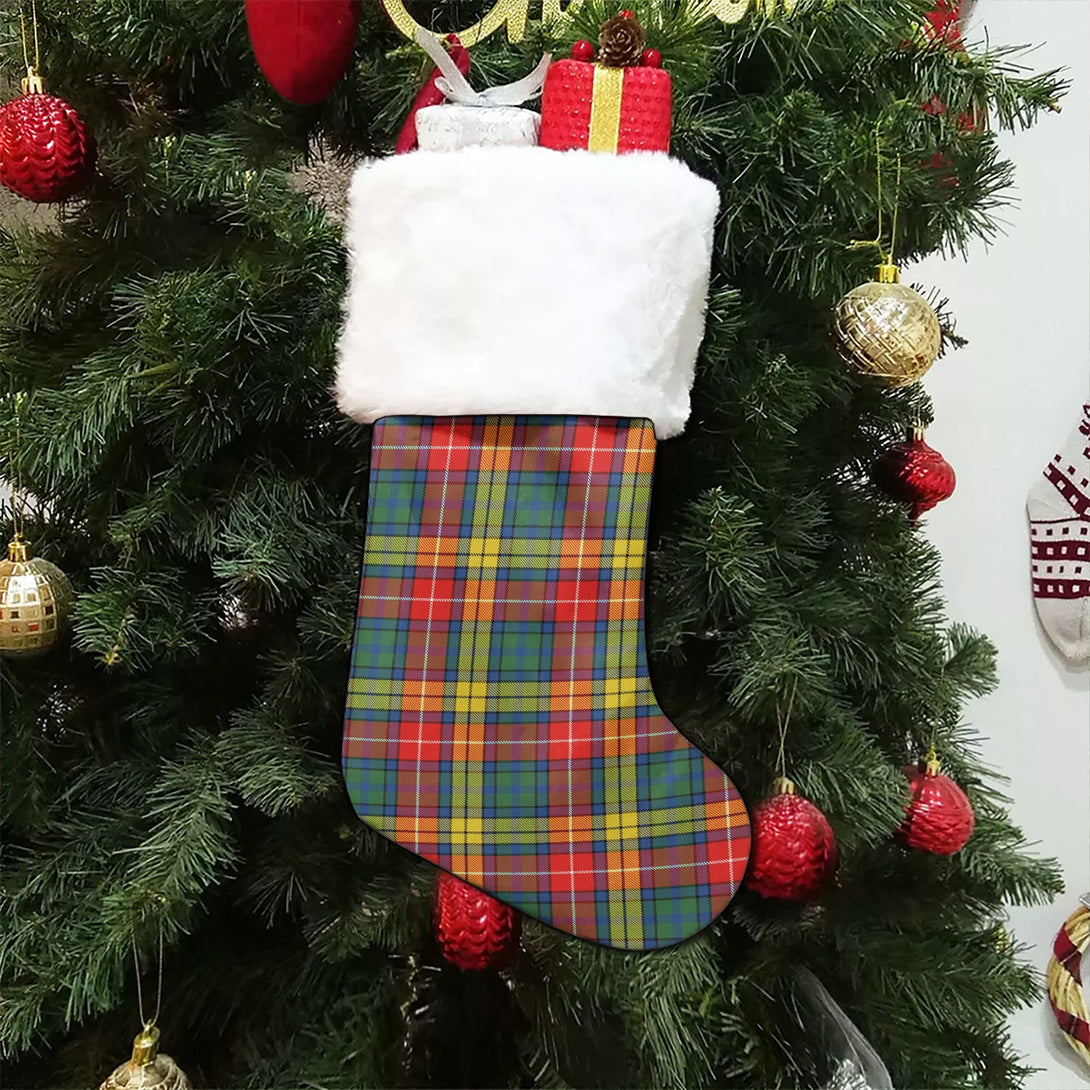 MacMillan 2 Modern Tartan Christmas Stocking