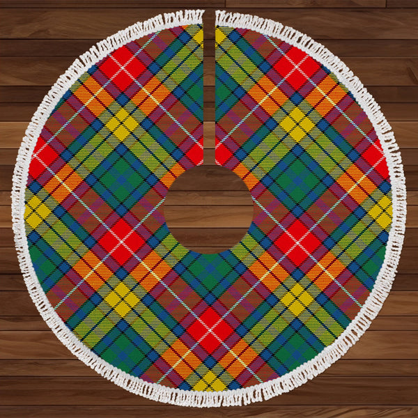 MacMillan 2 Modern Tartan Christmas Tree Skirt