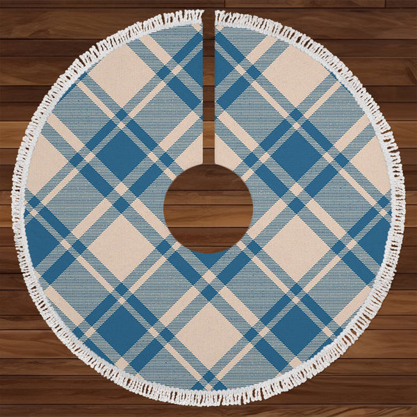 MacMugen Modern Tartan Christmas Tree Skirt