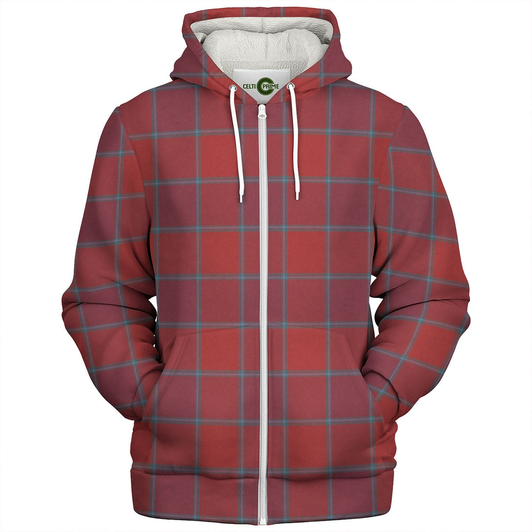 MacNab Smith Weathered Tartan Sherpa Hoodie