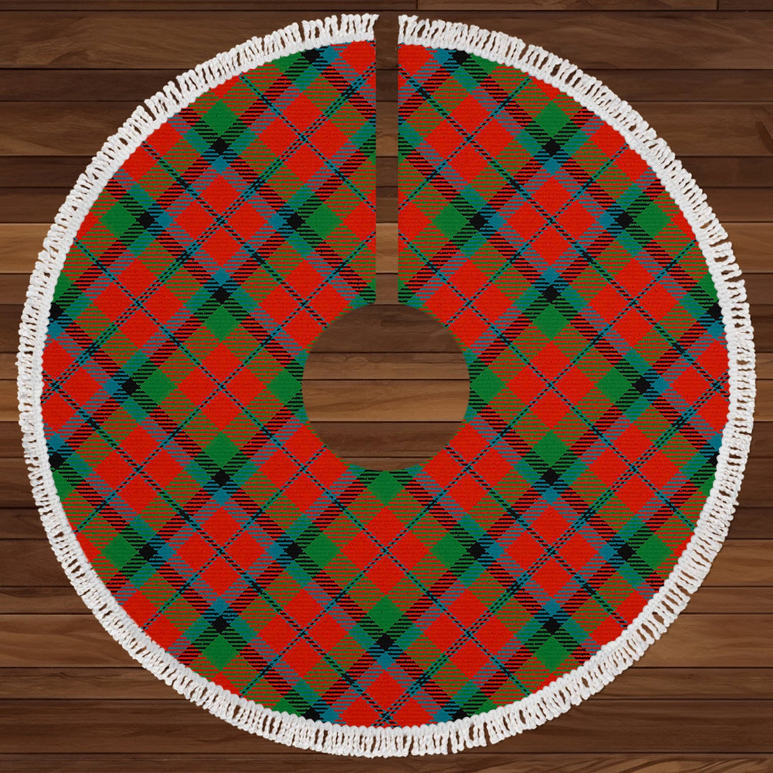 MacNaughton Ancient Clan Badge Tartan Christmas Tree Skirt