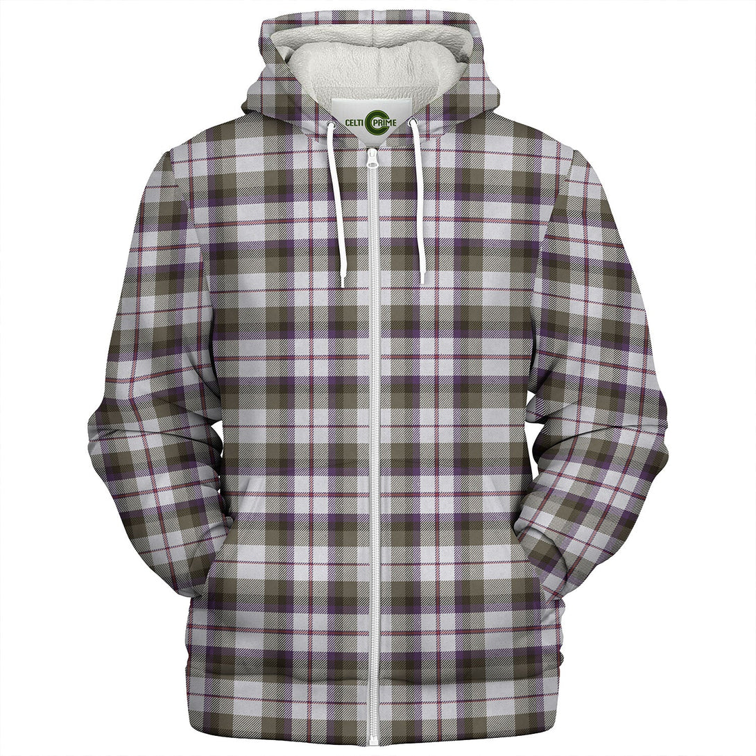 MacNaughton Dress Weathered Tartan Sherpa Hoodie