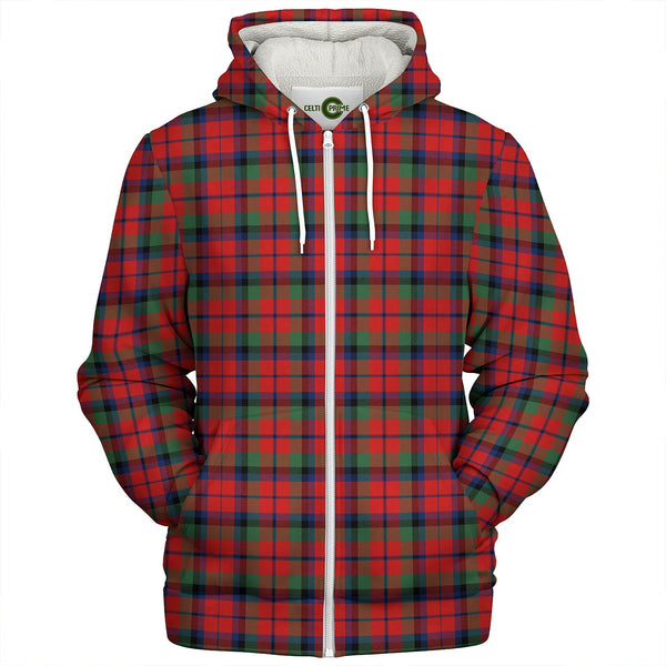 MacNaughton Modern Clan Badge Tartan Sherpa Hoodie