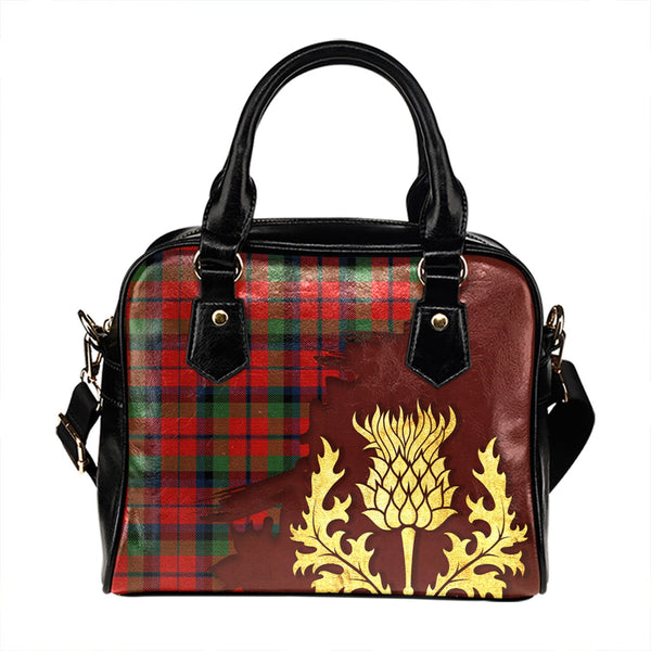 MacNaughton Modern Tartan Shoulder Handbag Thistle Oldest Style