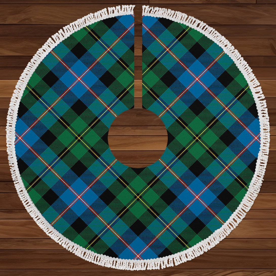 MacNeil of Barra Old (MacNeill Old) Ancient Clan Badge Tartan Christmas Tree Skirt