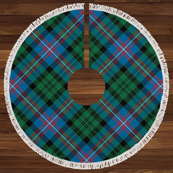 MacNeil of Colonsay (MacNeil of Barra of Colonsay) (Highland Society of London) Ancient Clan Badge Tartan Christmas Tree Skirt