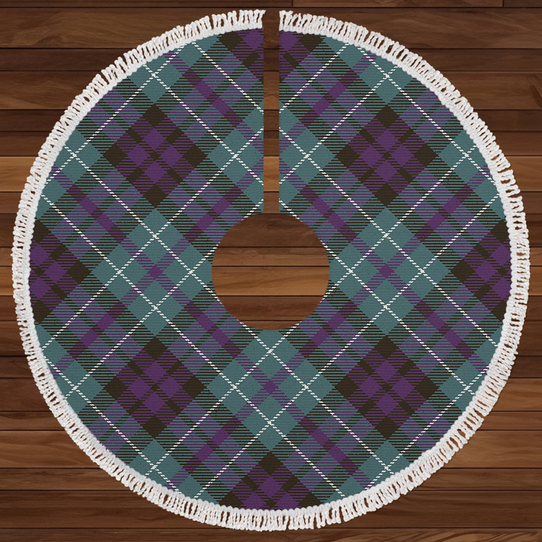 MacNeil of Colonsay (MacNeil of Barra of Colonsay) Weathered Clan Badge Tartan Christmas Tree Skirt