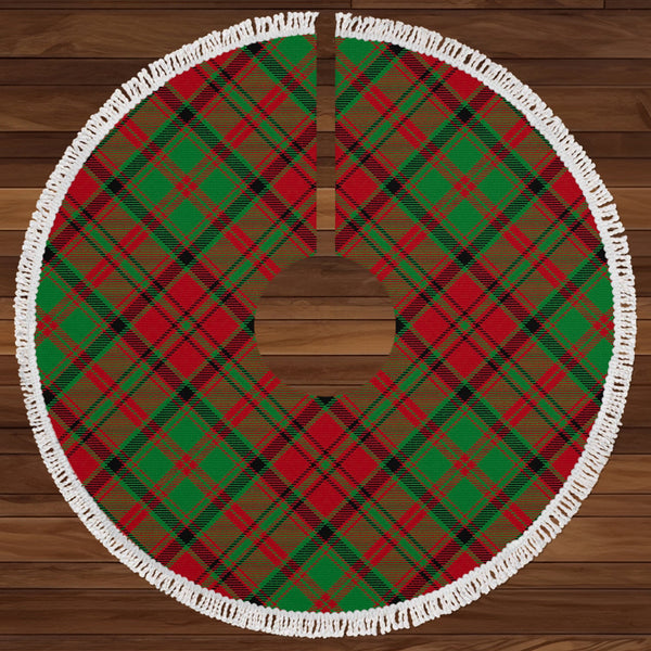 MacNeish Modern Clan Badge Tartan Christmas Tree Skirt