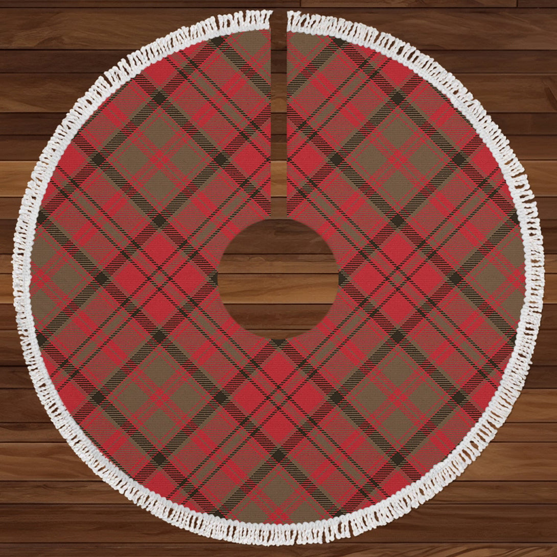 MacNeish Weathered Clan Badge Tartan Christmas Tree Skirt