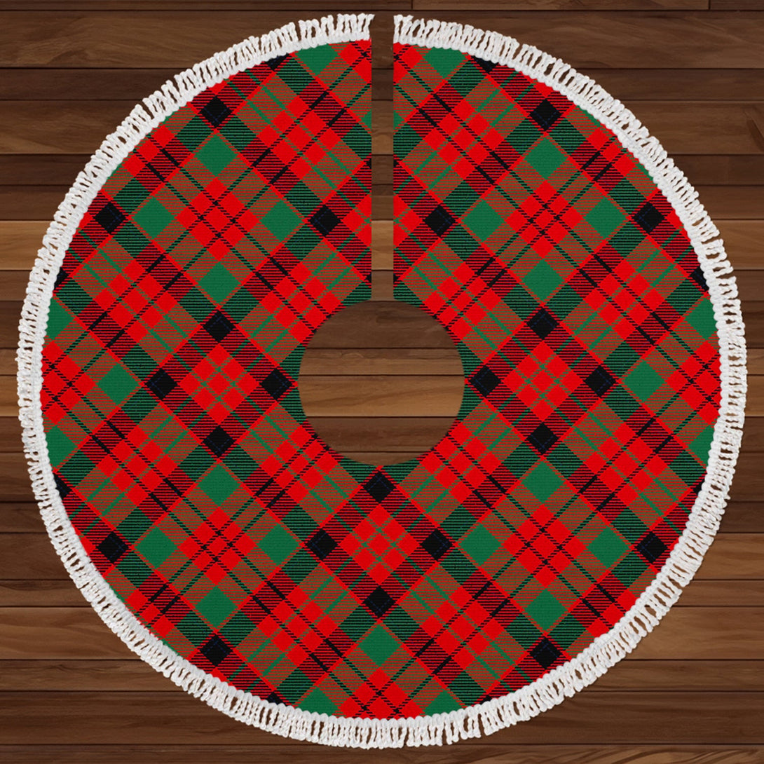 MacNicol Ancient Clan Badge Tartan Christmas Tree Skirt