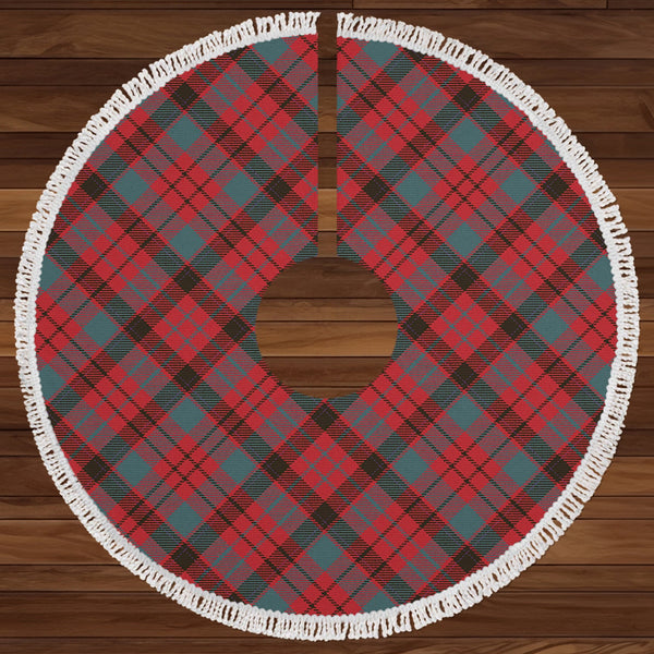 MacNicol Weathered Clan Badge Tartan Christmas Tree Skirt