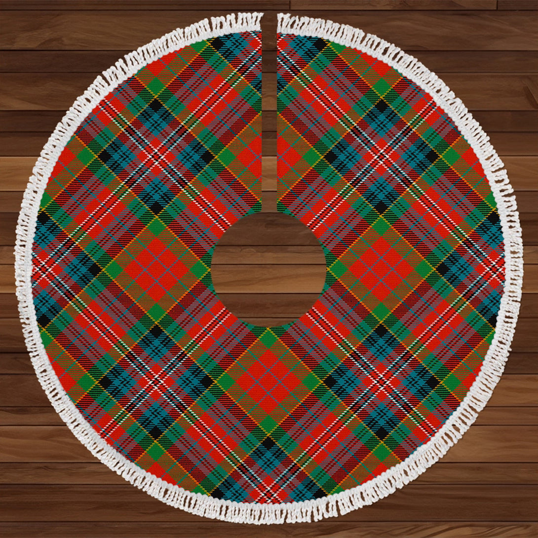 MacPherson Ancient Tartan Christmas Tree Skirt