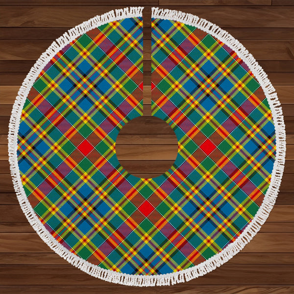 MacPherson Crubin Modern Tartan Christmas Tree Skirt