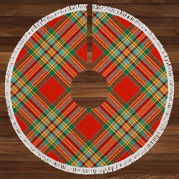 MacPherson Crubin Plaid Ancient Tartan Christmas Tree Skirt