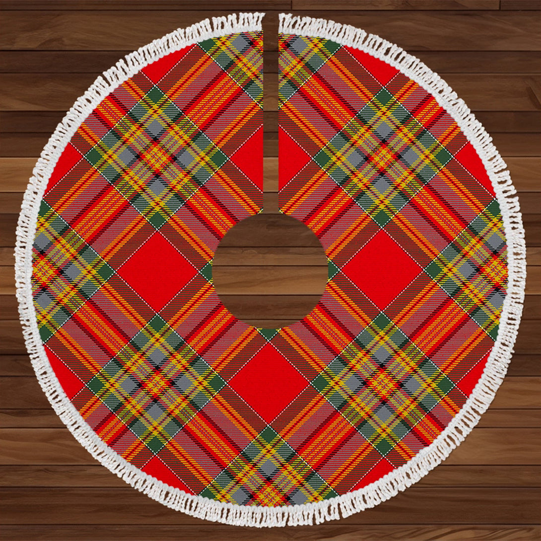 MacPherson Crubin Plaid Modern Tartan Christmas Tree Skirt