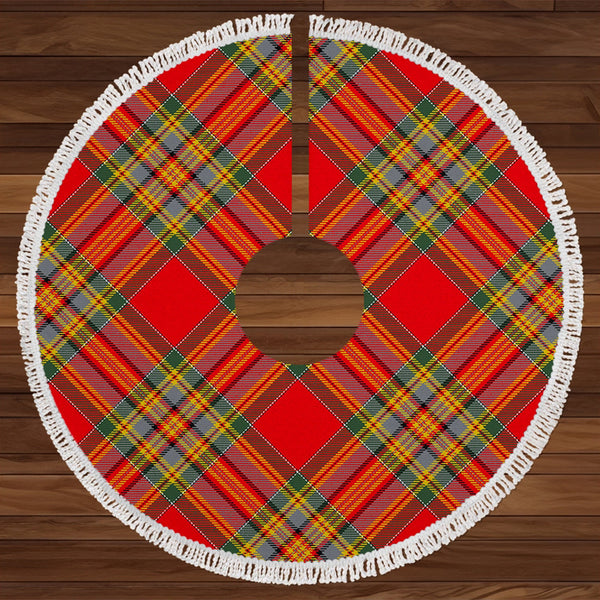 MacPherson Crubin Plaid Modern Tartan Christmas Tree Skirt