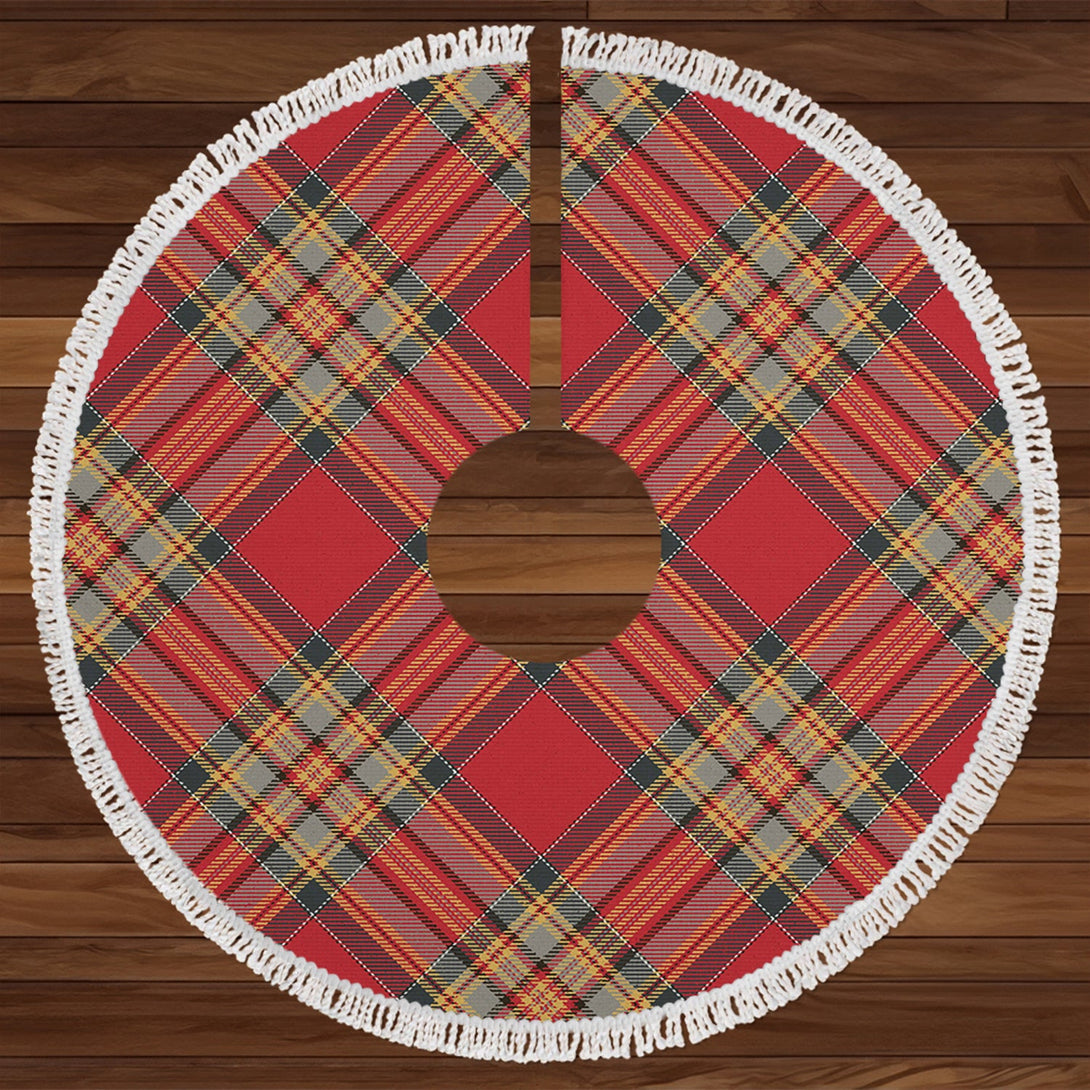 MacPherson Crubin Plaid Weathered Tartan Christmas Tree Skirt