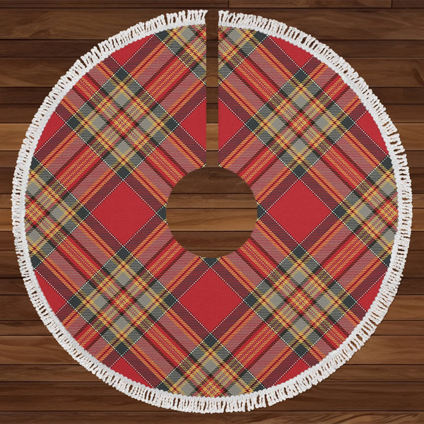 MacPherson Crubin Plaid Weathered Tartan Christmas Tree Skirt