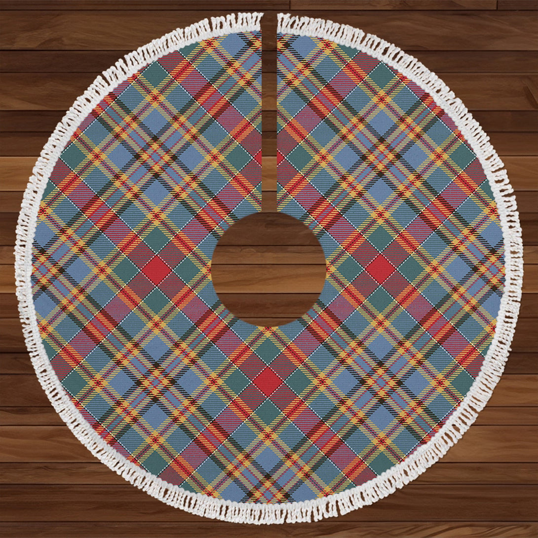 MacPherson Crubin Weathered Tartan Christmas Tree Skirt