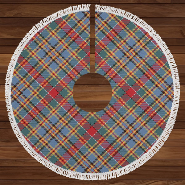 MacPherson Crubin Weathered Tartan Christmas Tree Skirt