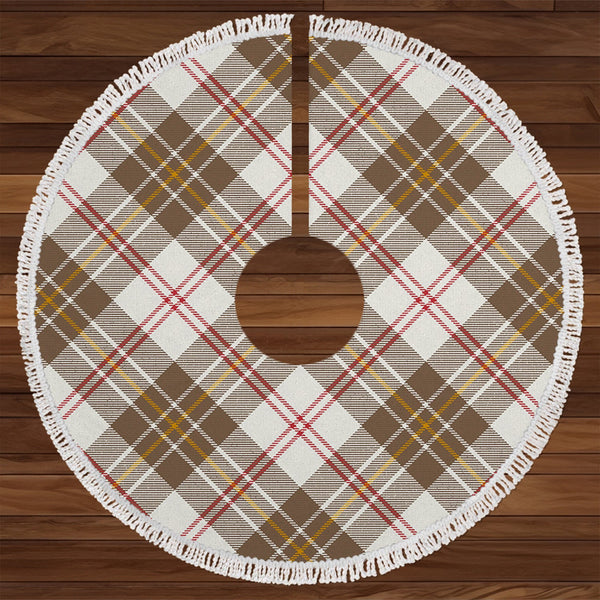 MacPherson Dress Blue Weathered Tartan Christmas Tree Skirt