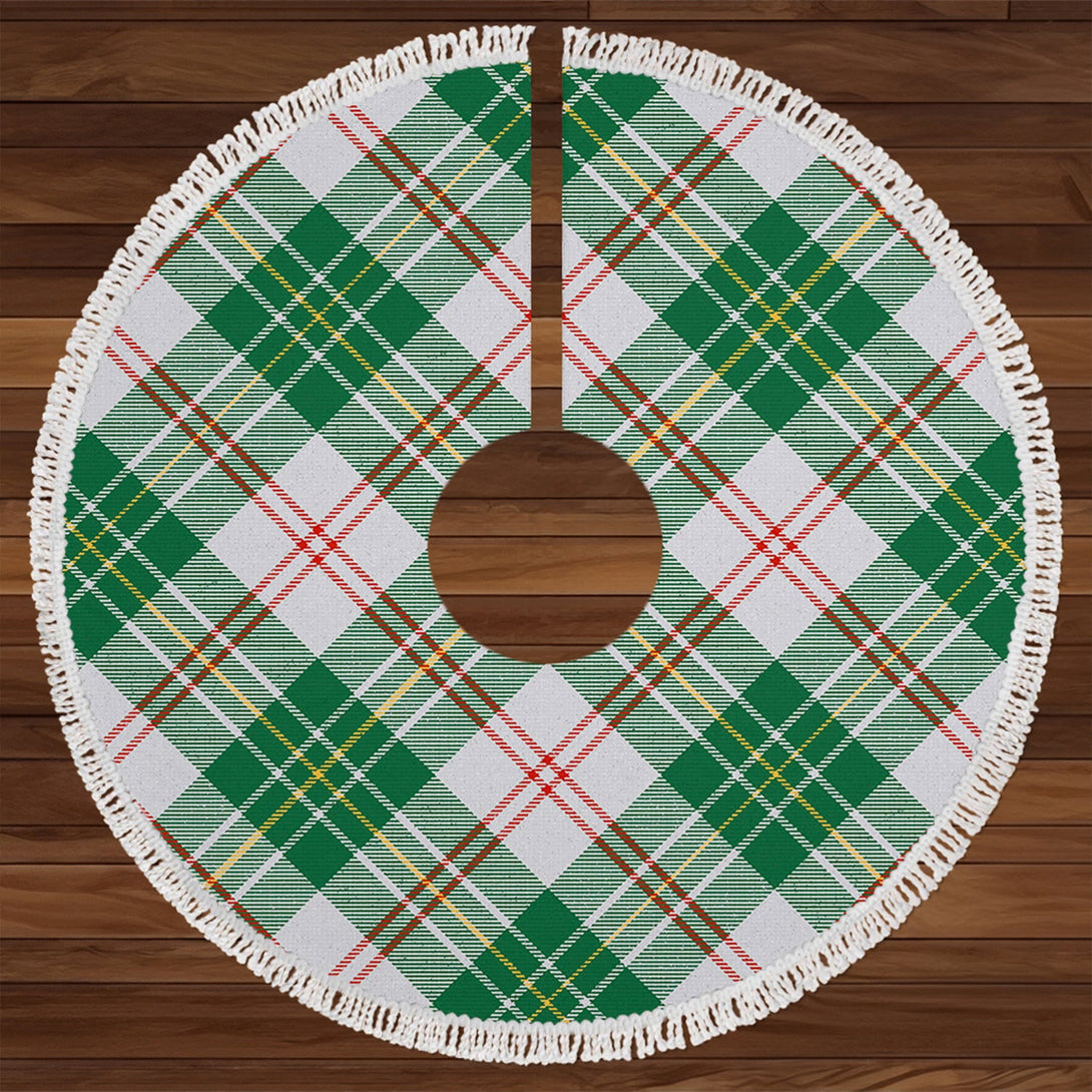 MacPherson Dress Green Tartan Christmas Tree Skirt