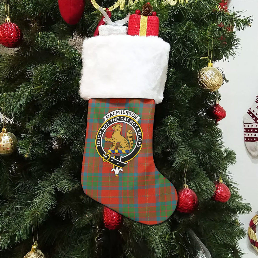 MacPherson of Cluny Ancient Clan Badge Tartan Christmas Stocking