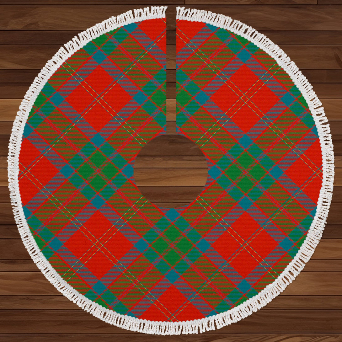 MacPherson of Cluny Ancient Clan Badge Tartan Christmas Tree Skirt