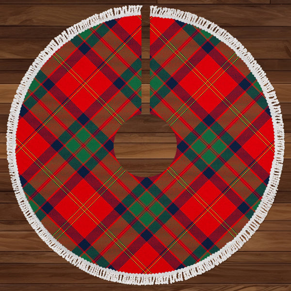 MacPherson of Cluny Modern Clan Badge Tartan Christmas Tree Skirt