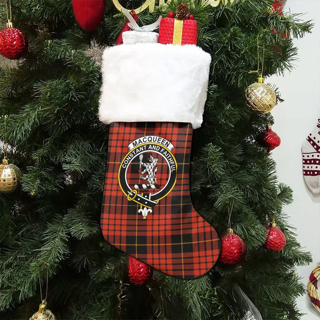 MacQueen Ancient Clan Badge Tartan Christmas Stocking