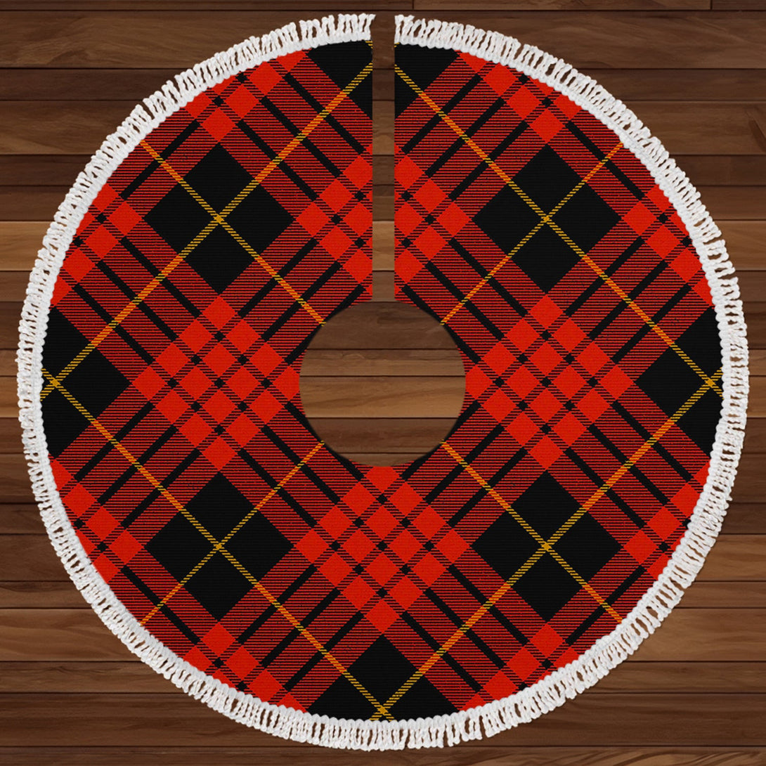 MacQueen Ancient Clan Badge Tartan Christmas Tree Skirt