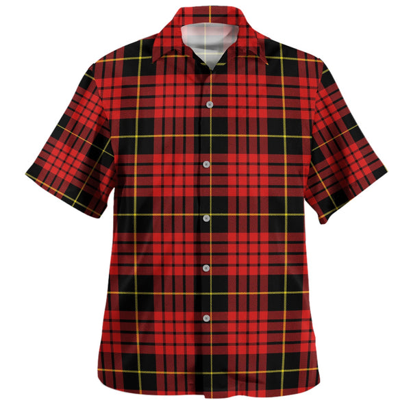 MacQueen Modern Clan Badge Tartan Hawaiian Shirt