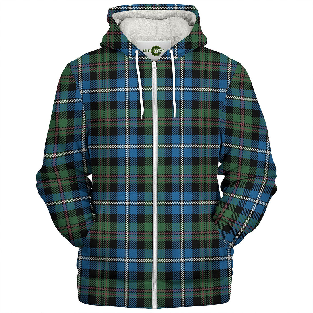 MacRae Hunting Ancient Tartan Sherpa Hoodie