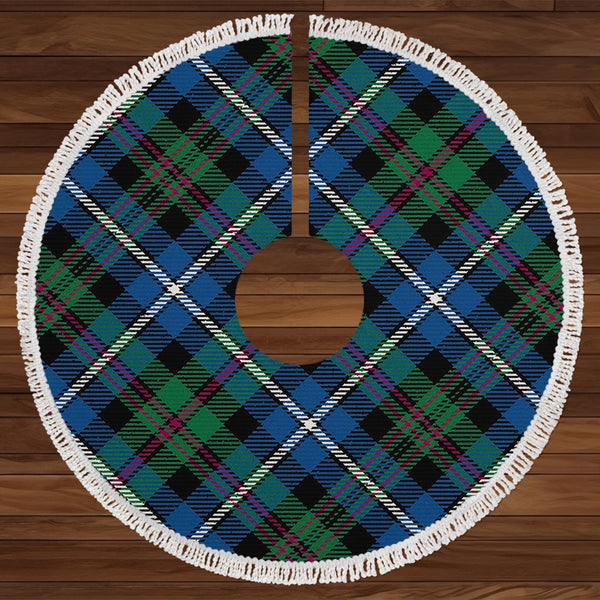 MacRae Hunting Modern Tartan Christmas Tree Skirt