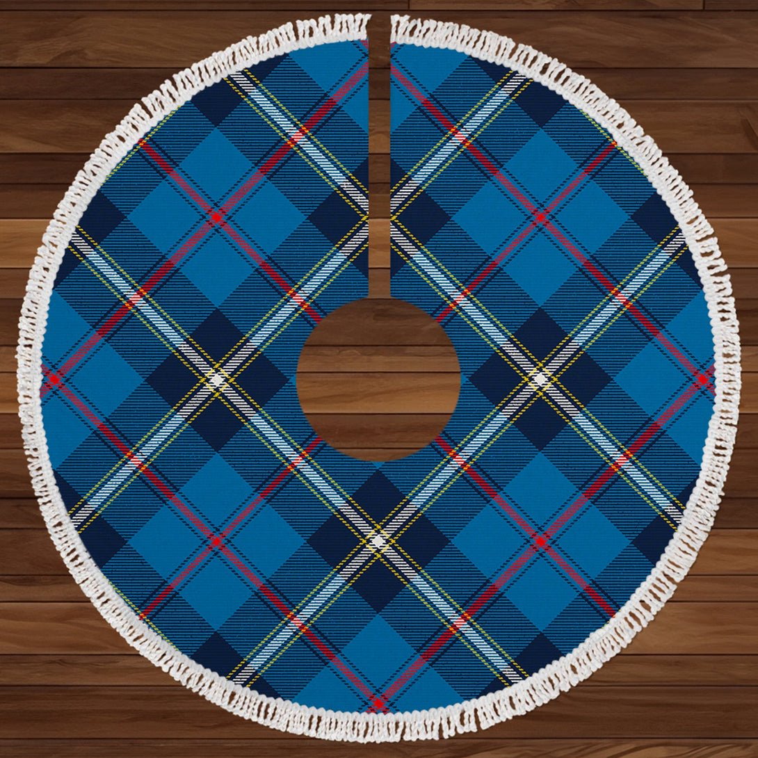 MacRae of America Modern Clan Badge Tartan Christmas Tree Skirt