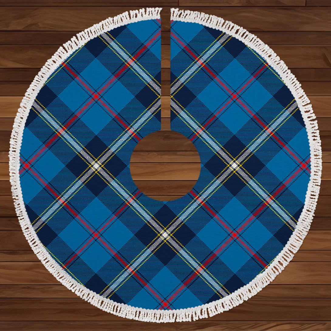 MacRae of America Modern Tartan Christmas Tree Skirt