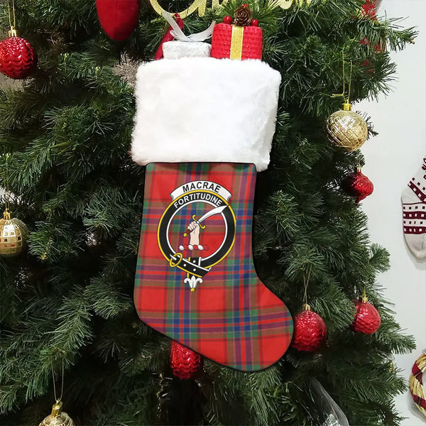 MacRae of Ardentoul Modern Clan Badge Tartan Christmas Stocking