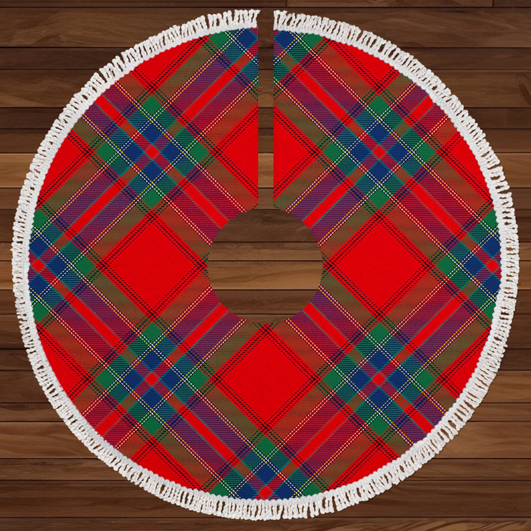 MacRae of Ardentoul Modern Clan Badge Tartan Christmas Tree Skirt