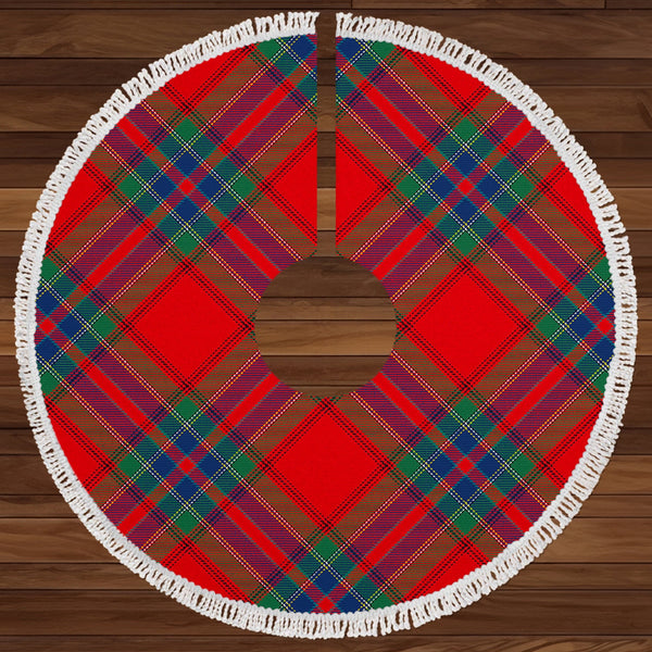 MacRae of Ardentoul Modern Clan Badge Tartan Christmas Tree Skirt